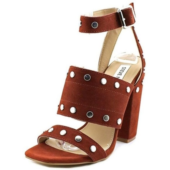 Steve Madden Shoes - Rust Jansen Studded Strap Sandal